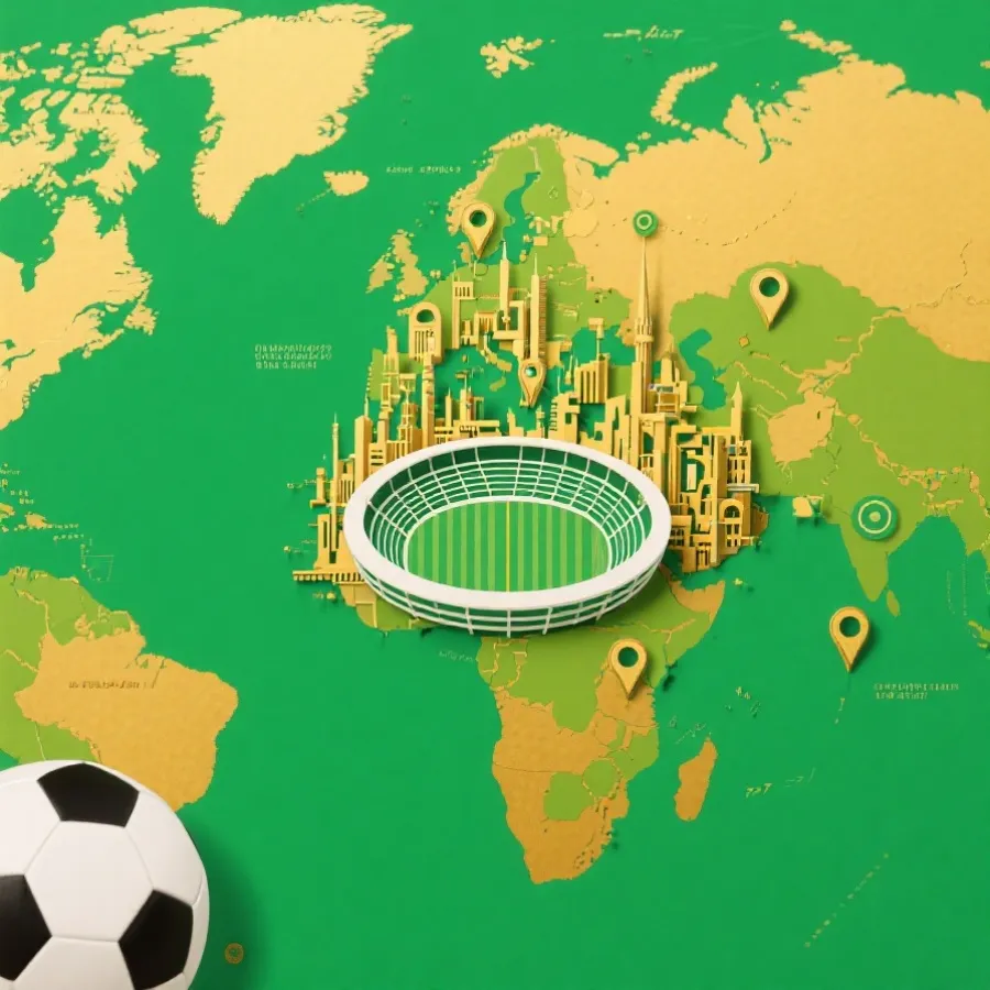 2026世界杯举办城市与球场导览示意图